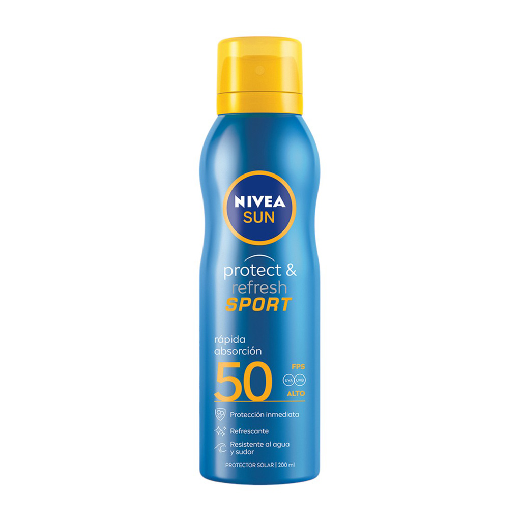 Nivea Sun Protector Solar Corporal Protect & Refresh En Spray 200 Ml
