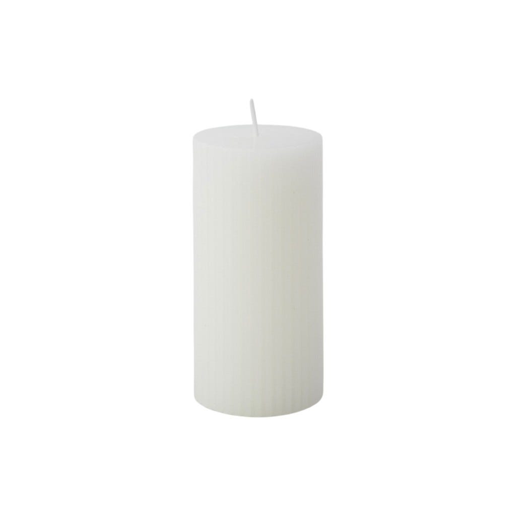 Vela Blanca 5X5X10Cm