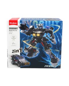 Set De Construcción 2 En 1 Autobots Policía M38-B1316 247Pzs