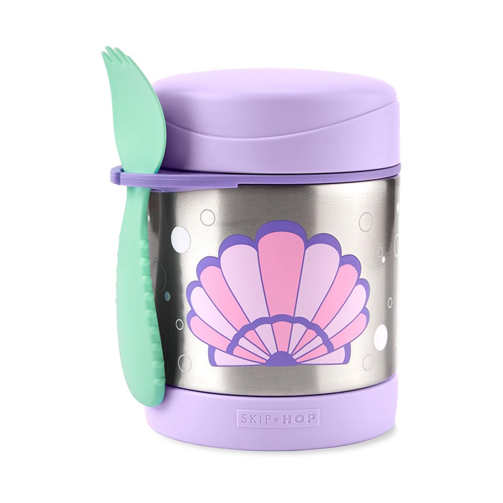 Envase Térmico Morada Con Cuchara