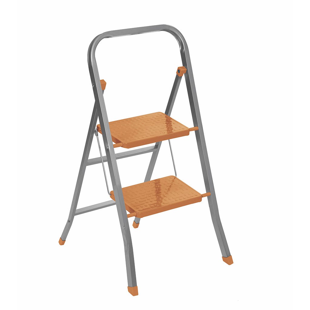 Escalera de color naranja 91X46X5.5CM