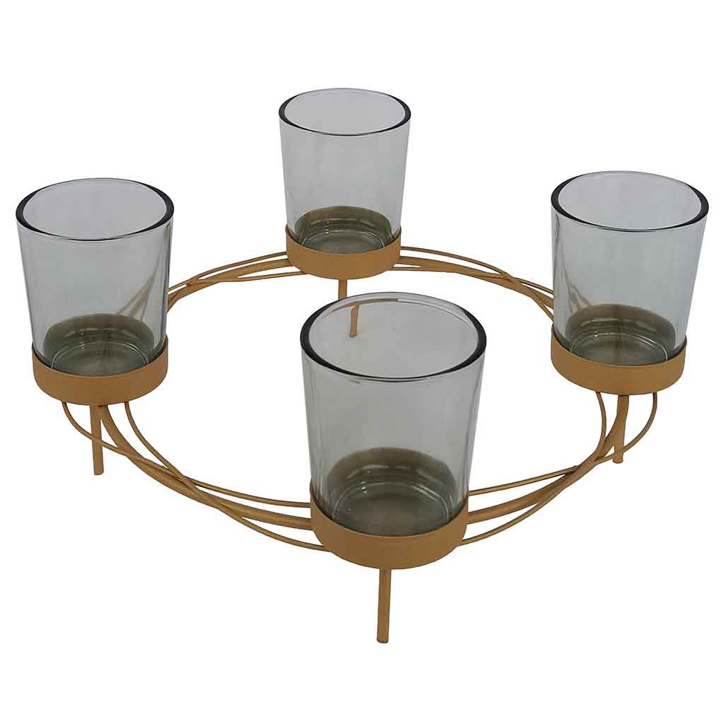 Candelabro con 4 Vasos 20CM