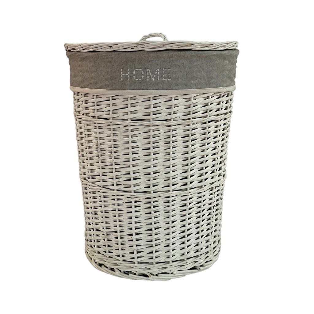 Cesta Blanca De Lavandería 44x57cm