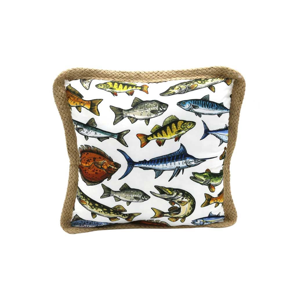Cojin Estampado De Pez Espada 45x45cm
