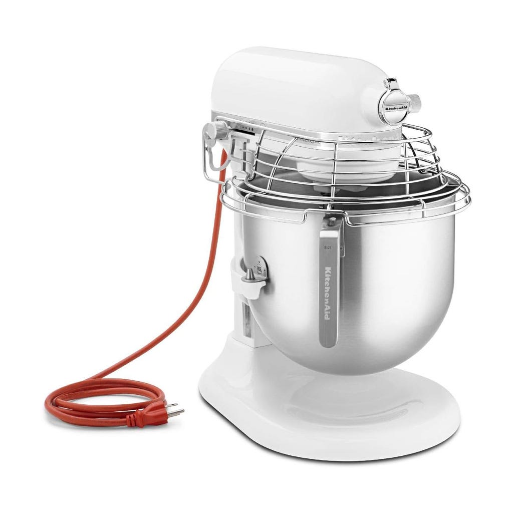 Batidora 8QT Con Tazón Elevable Blanco
