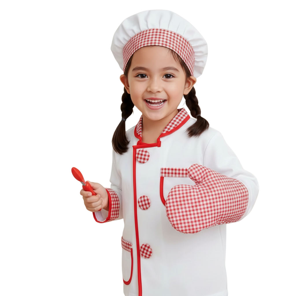 Disfraz Infantil De Chef Con Accesorios