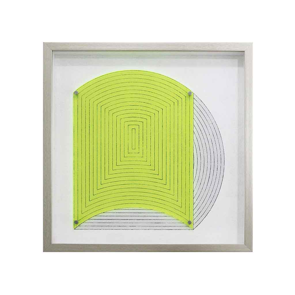 Cuadro Decorativo De Pared Verde 60x60x4.5cm