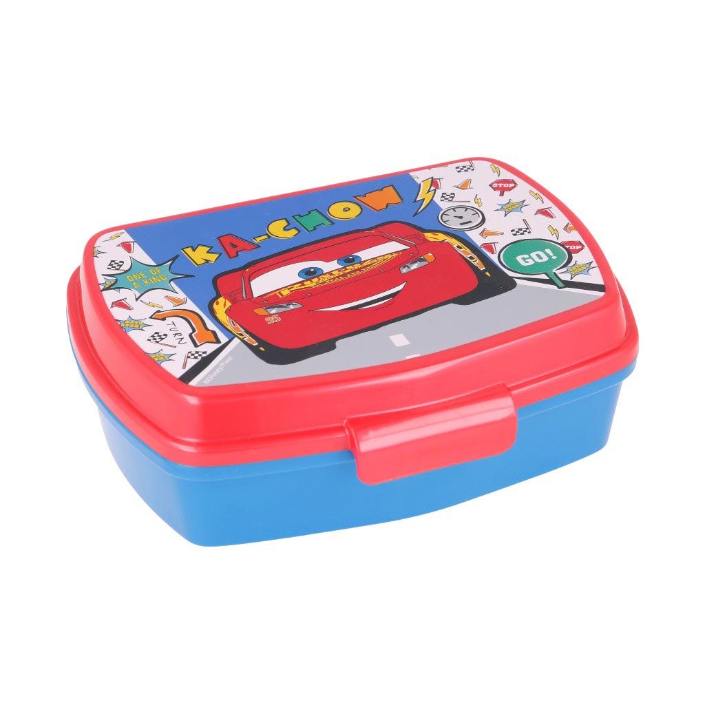 Envase De Sandwich Rayo Mcqueen Cars