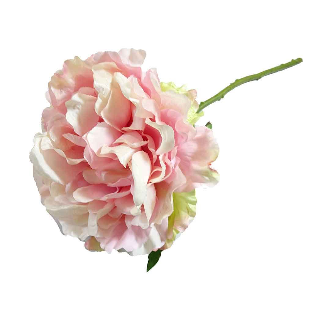 Flor Artificial De Peonía Peach 38Cm