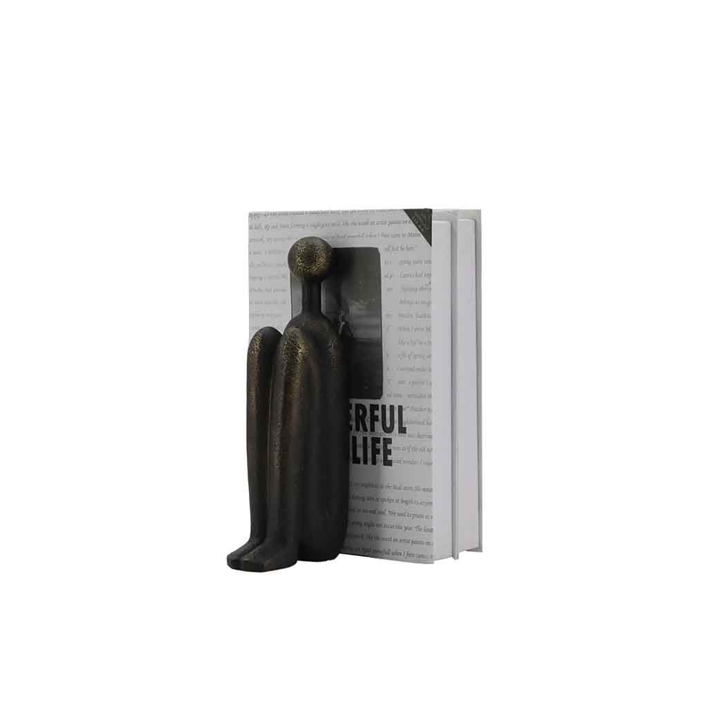 Sujeta libros de escultura humana set de 2 piezas