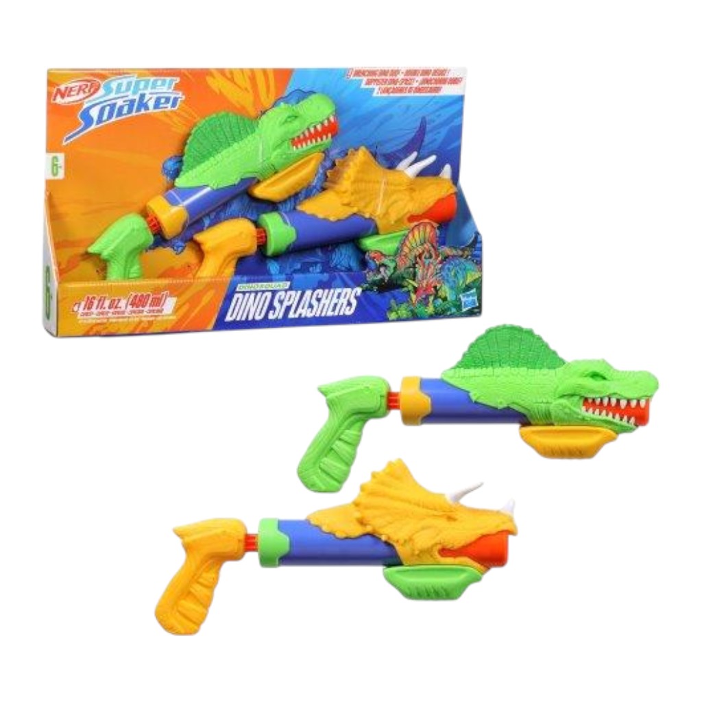 Lanzador De Agua Nerf Dino Splashers