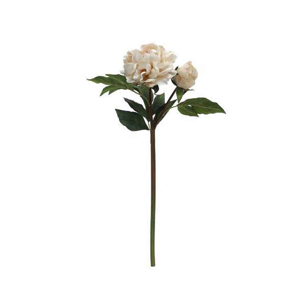 Flor De Peonía Artificial Japonesa 56Cm