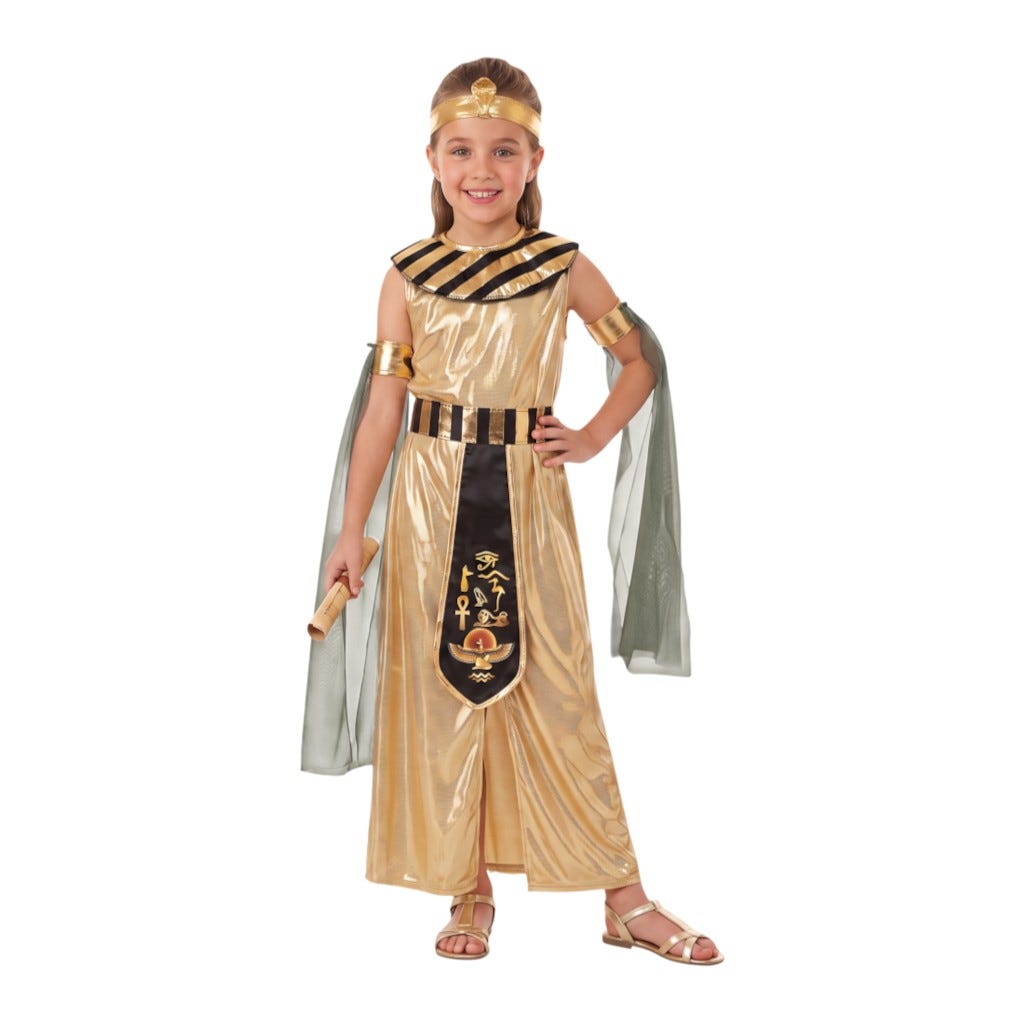 Disfraz Infantil De Princesa De Egipto