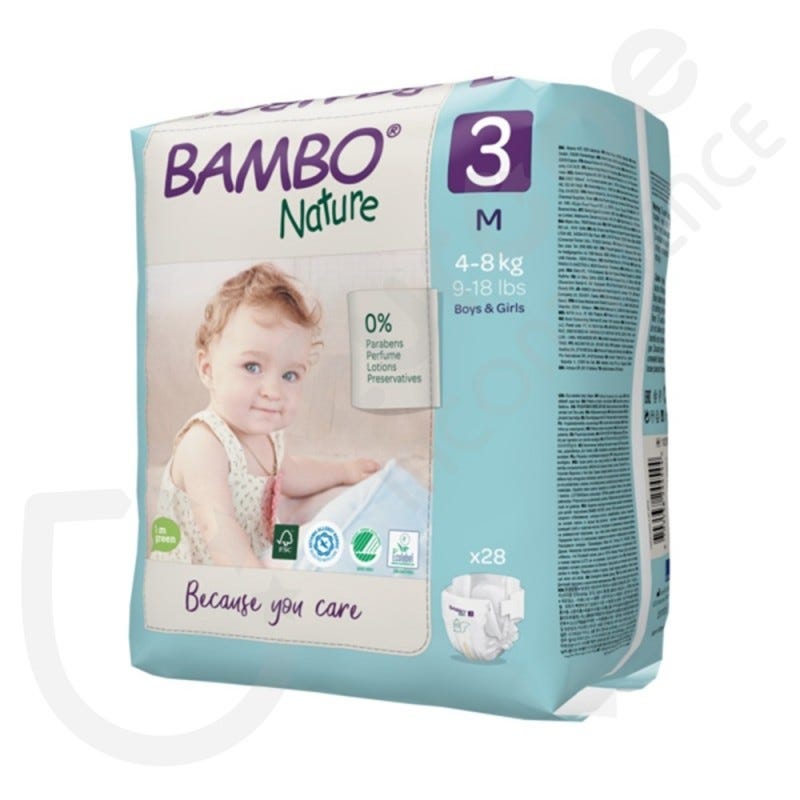 Pañal Bambo Nature Eco-Amigable Talla 3