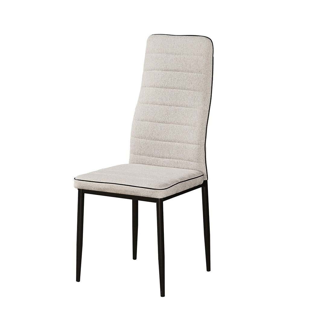 Silla de comedor gris claro Nerita