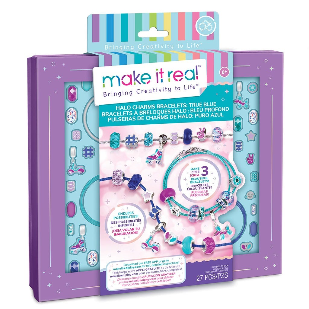 Pulseras de charms de halo Make It Real