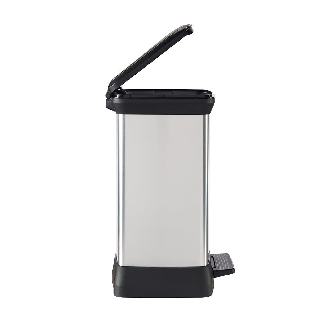 Papelera De Plástico Blanco 30lt