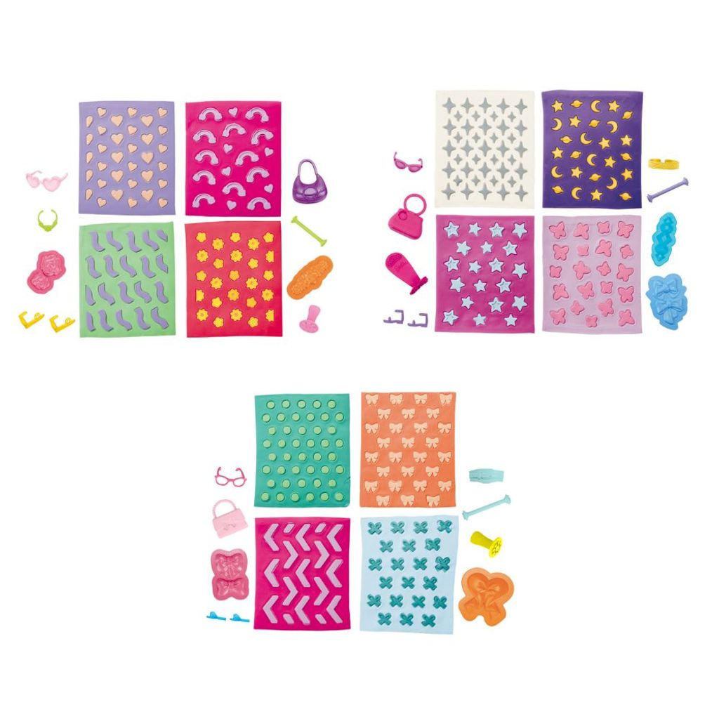 Masas y Plastilinas Play-Doh Barbie Pattern Packs Surtido