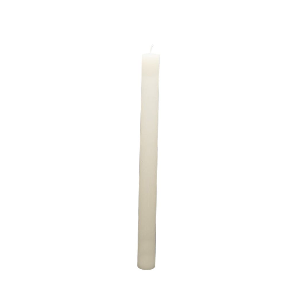Vela cónica blanca 2X25CM