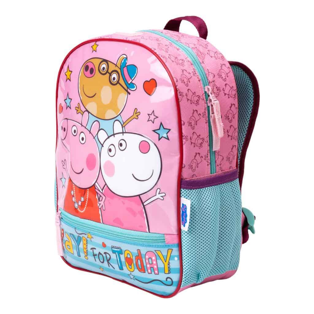 Bolso Escolar De 13" Para Niña De Peppa Pig
