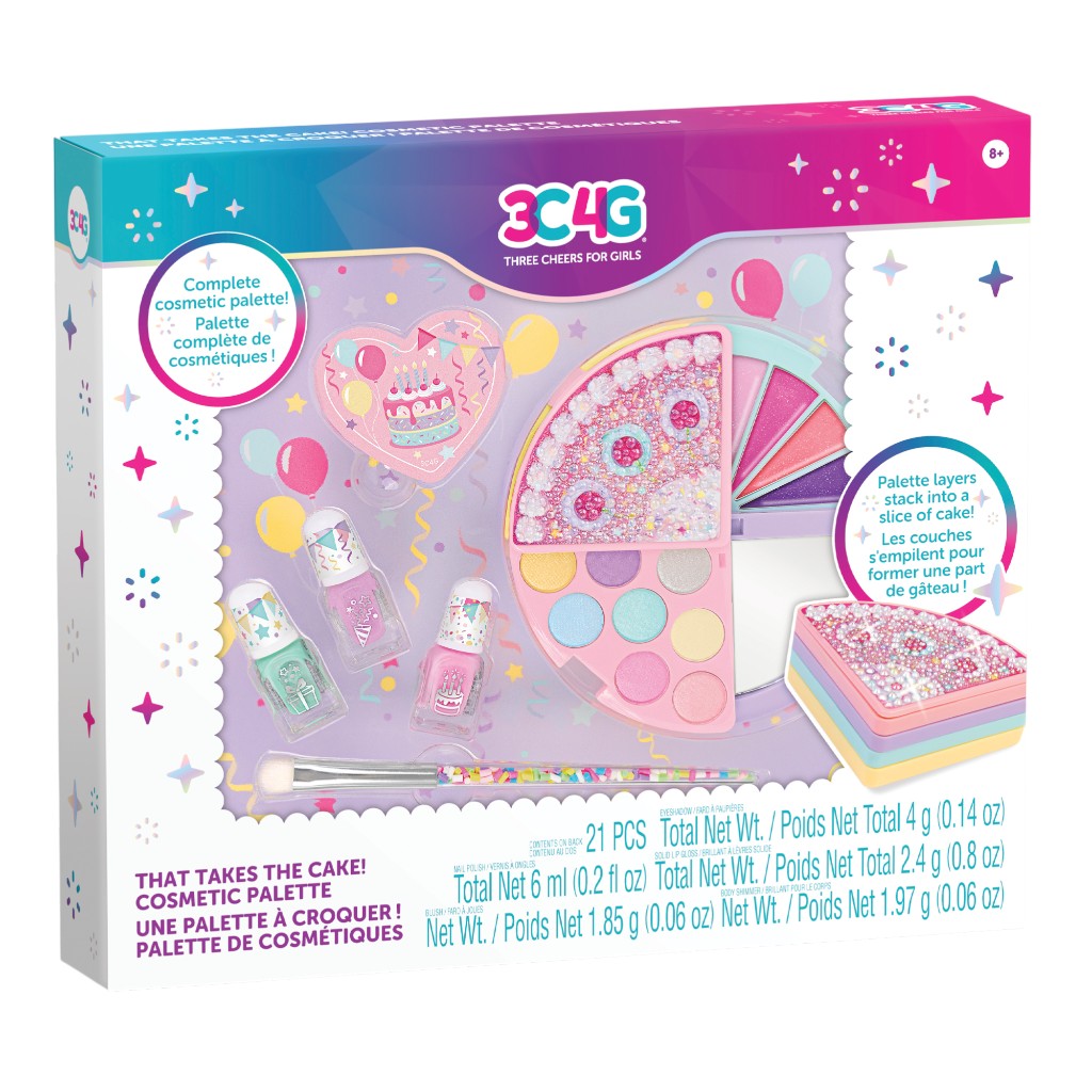 Paleta Cosmética Estilo Pastel Para Niñas