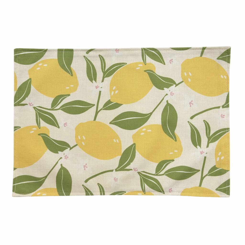 Individual Estampado De Limón Set 4 Pzas 33X48Cm