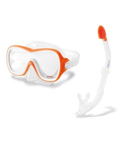 Máscara y snorkel wave rider swim set intex