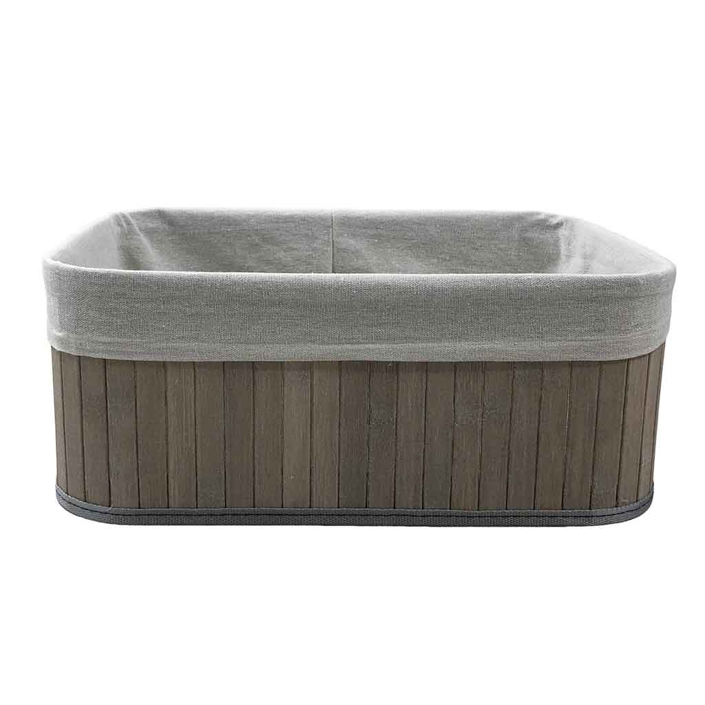 Cesta Con Forro Blanco 38X28X16Cm