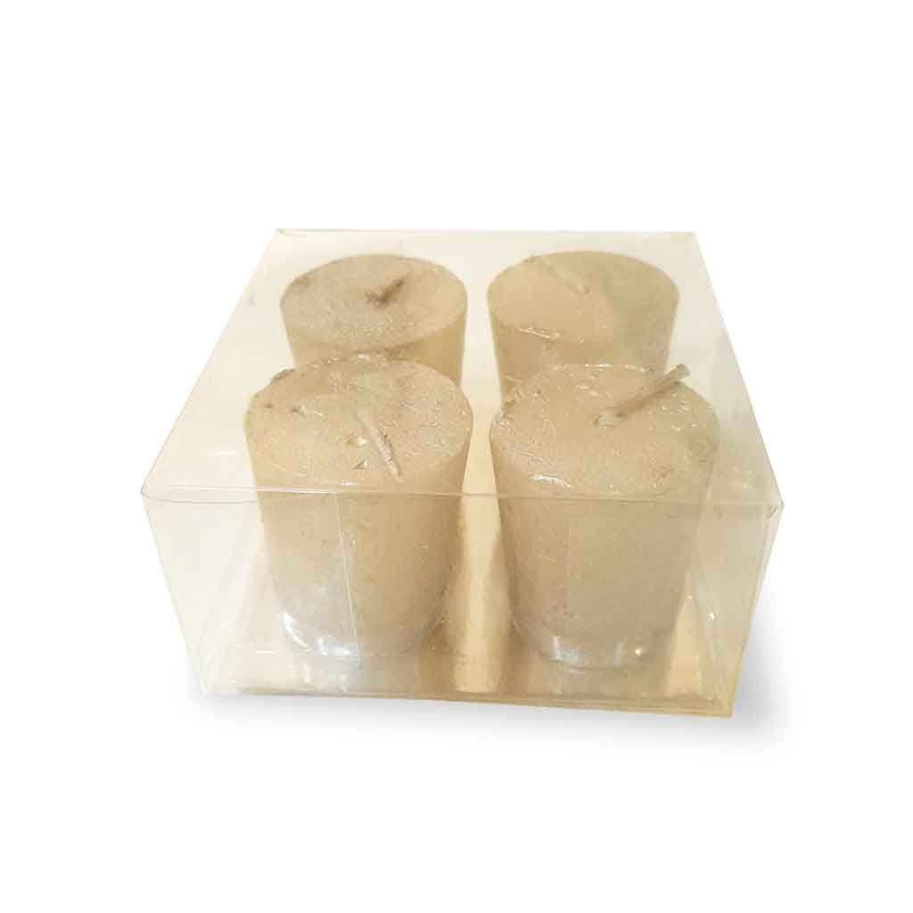 Set de 4 velas votiva 4X5CM