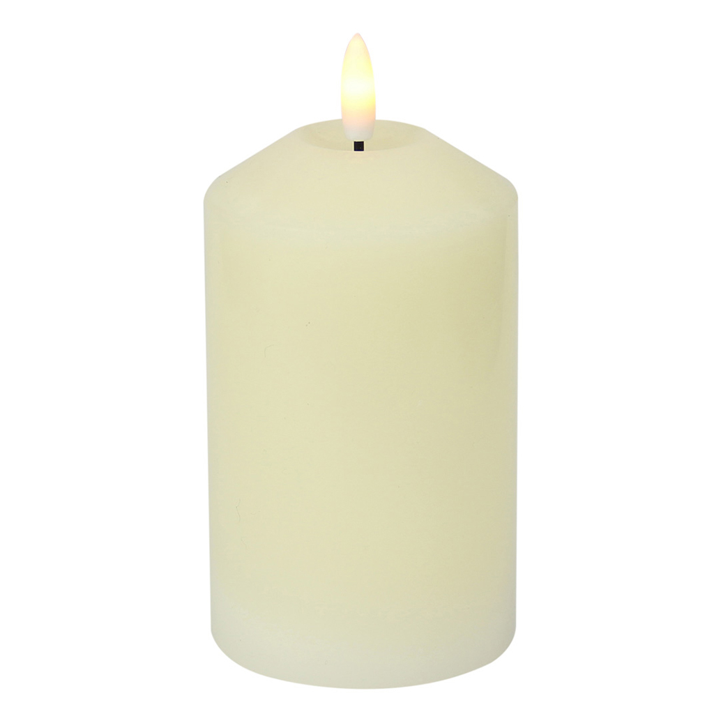 Vela De Led Crema 7.5x13cm