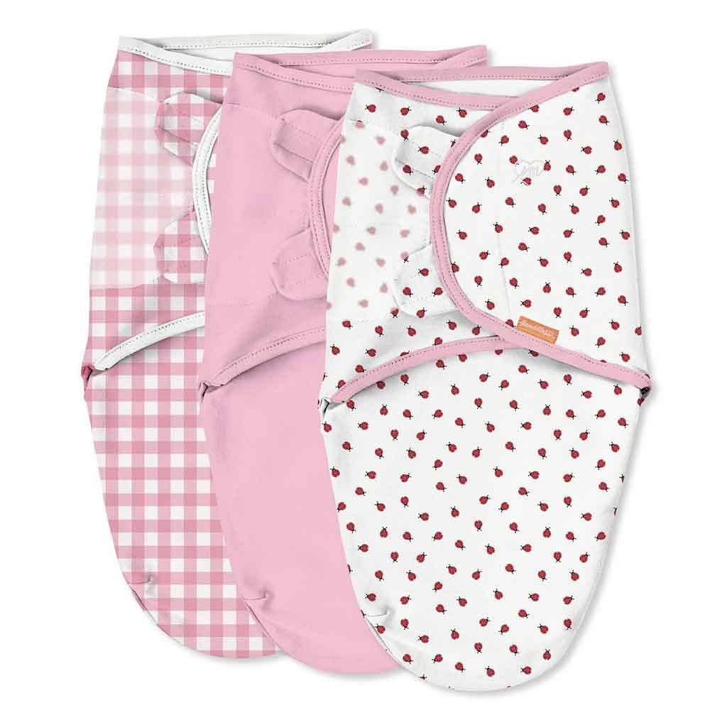Manta Swaddleme Mariquita Summer Infant 3 Set