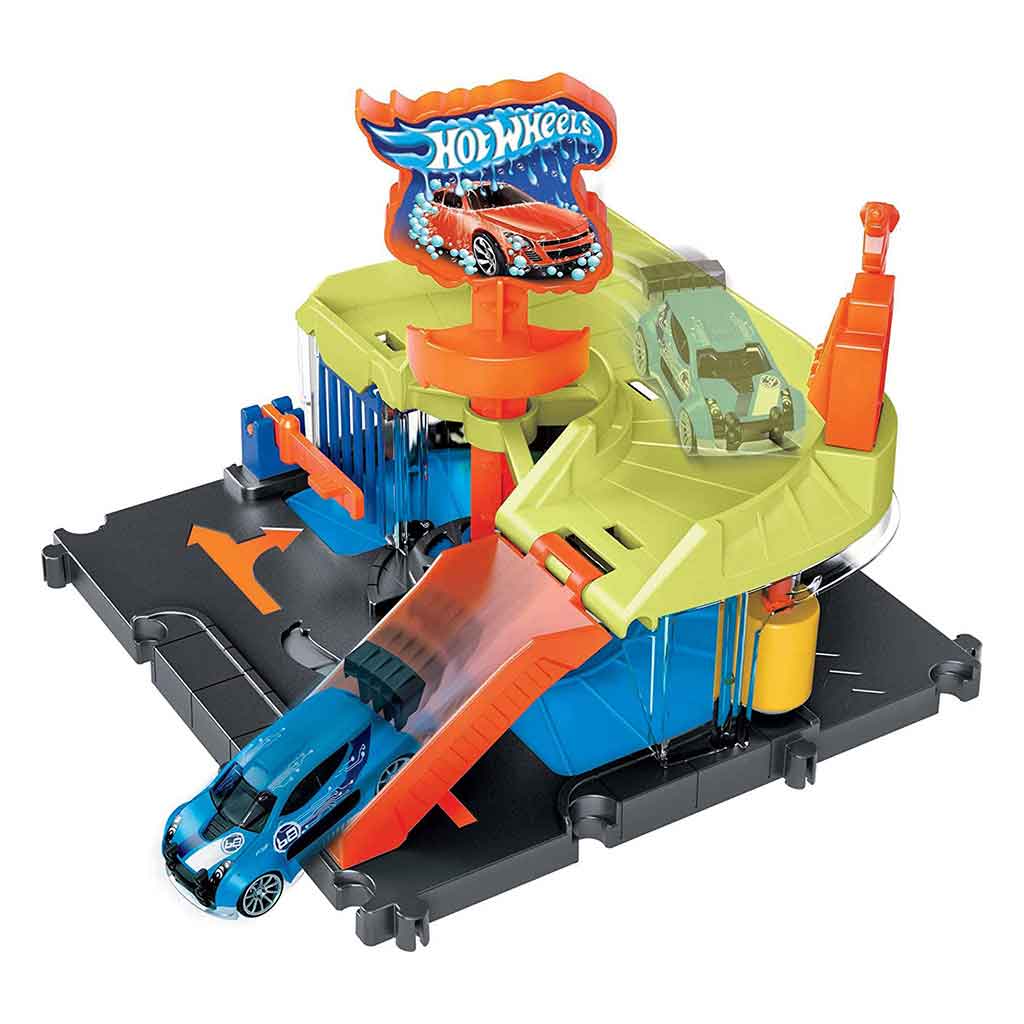 Hot Wheels City Autolavado de la Ciudad
