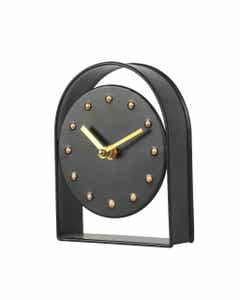 Reloj de mesa decorativo negro 13X16.5X5.5CM