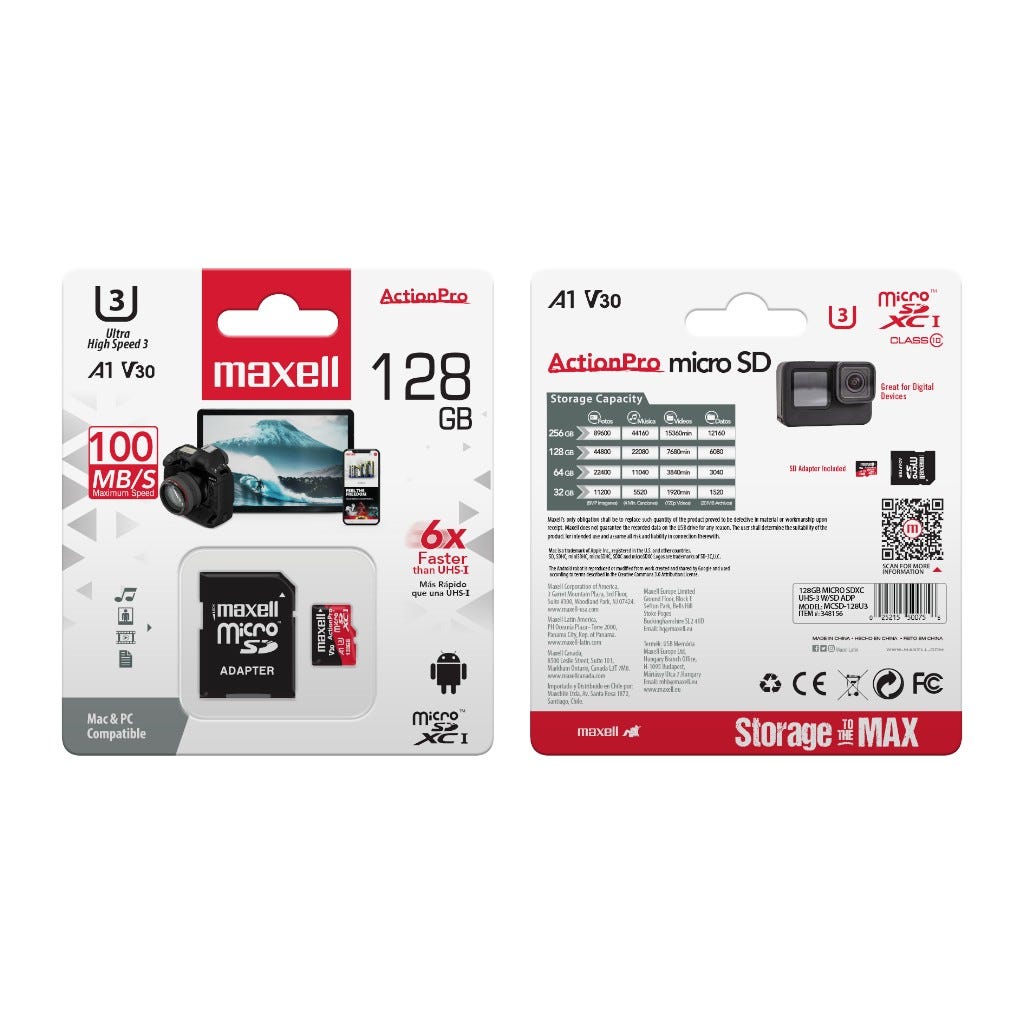 MEMORIA USB MICRO 128GB Maxell