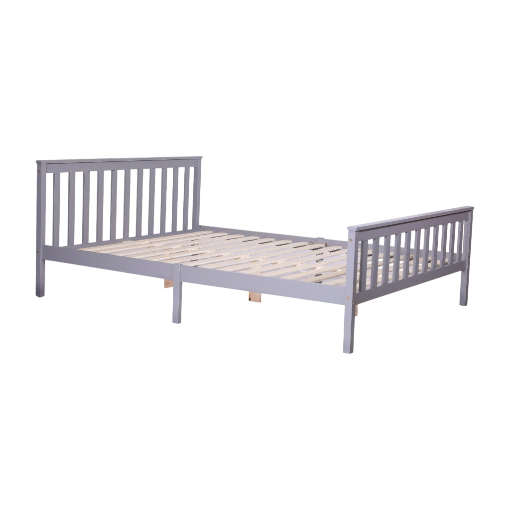 Base De Cama Queen Tibi Gris 210X160X82Cm