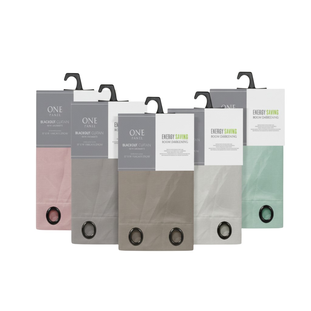 Cortina Blackout Plateado 127X229Cm