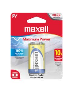 Batería Alkalina 9 V Maxell (2 Pack)