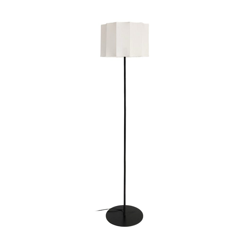 Lampara De Piso De Pantalla Plisada 39x152.5cm