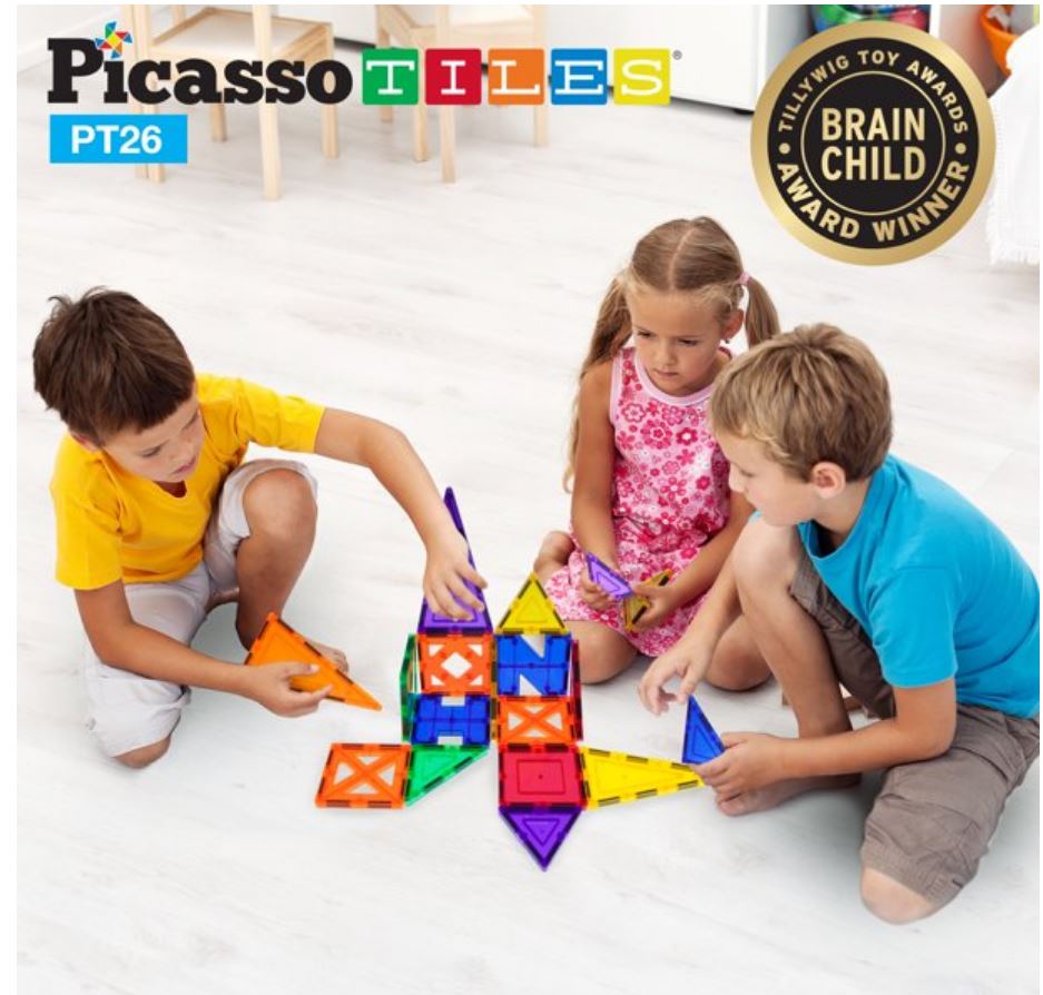 Bloques De Construcción Magnetic 26Pzs Picasso Tiles