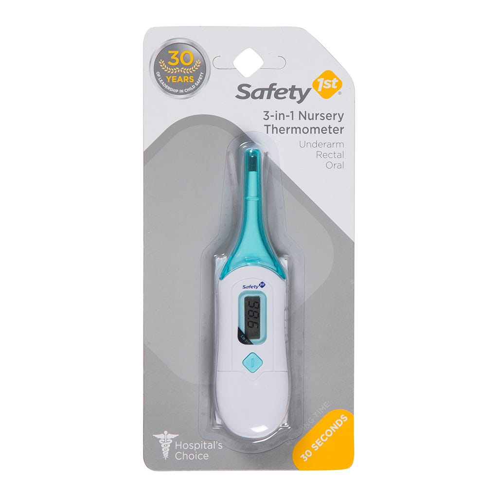 Termómetro flexible azul 3 en 1 Safety First