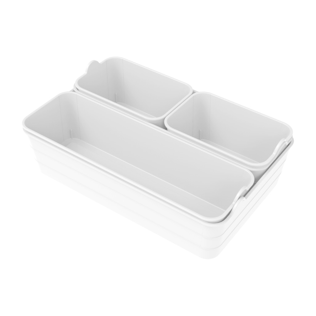 Organizador Blanco De 4Pzs