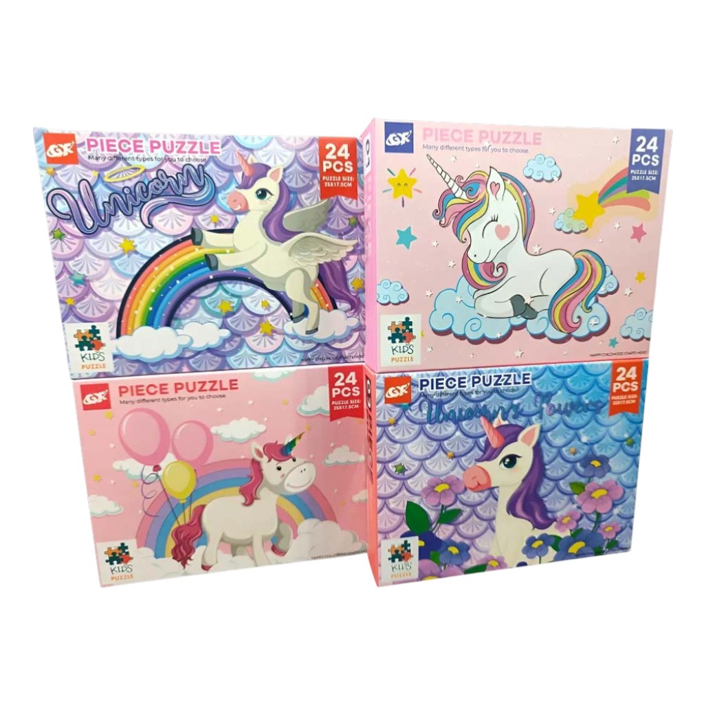 Thylo & Olie Rompecabeza Unicornio 24Pzs Surtidos