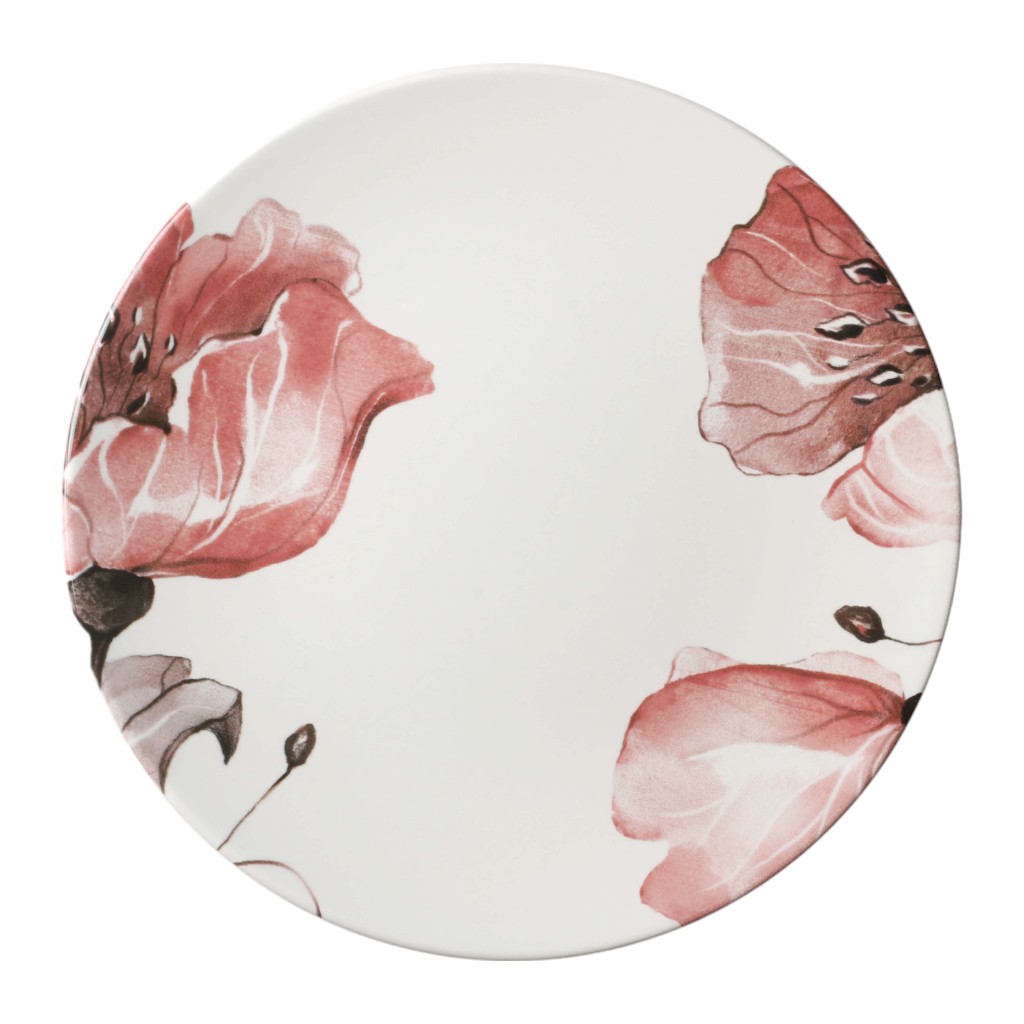 Plato De Cenar Con Diseño Floral 26Cm