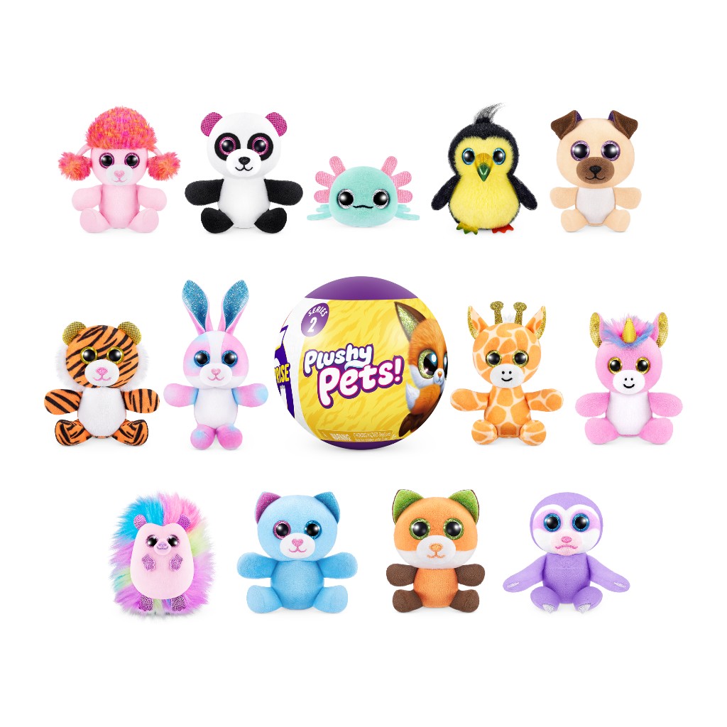 C&aacute;psulas Con Mascota De Peluches 5 Surprise Surtidos