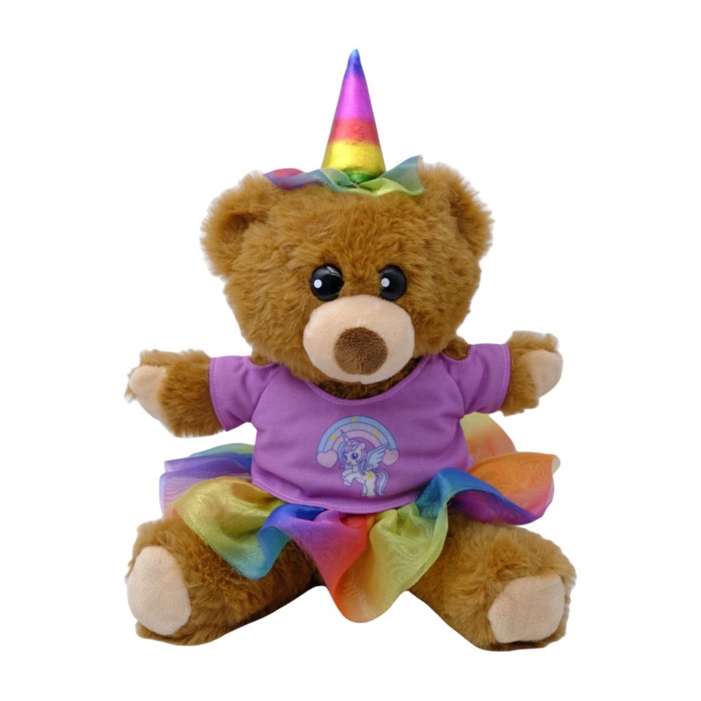 Crea Tu Osito Unicornio 10"