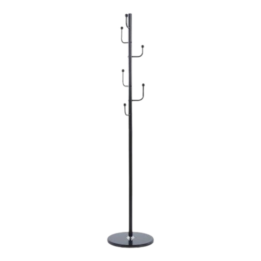 Percha Perilla En Negro 29X29X175Cm
