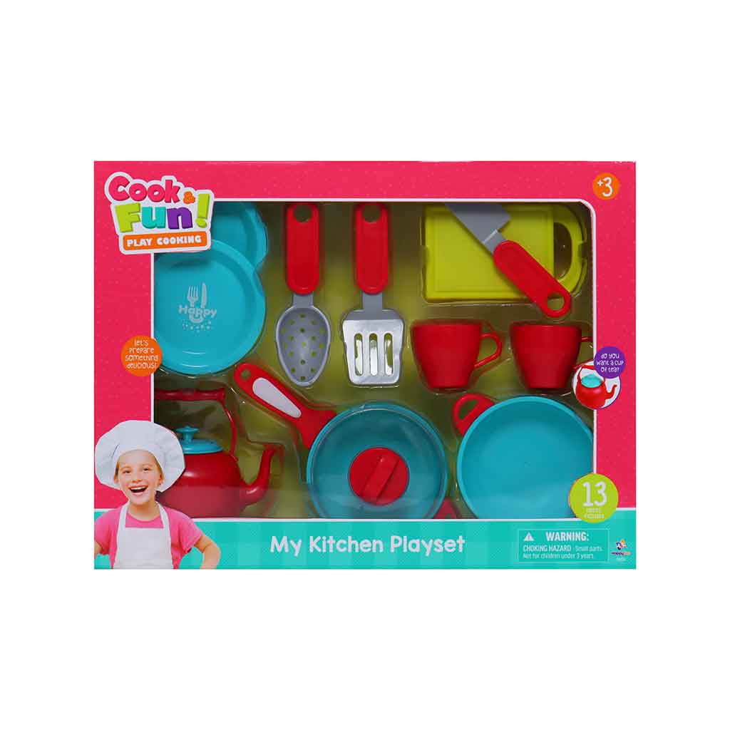 Set de cocina Cook & Fun con 13 piezas