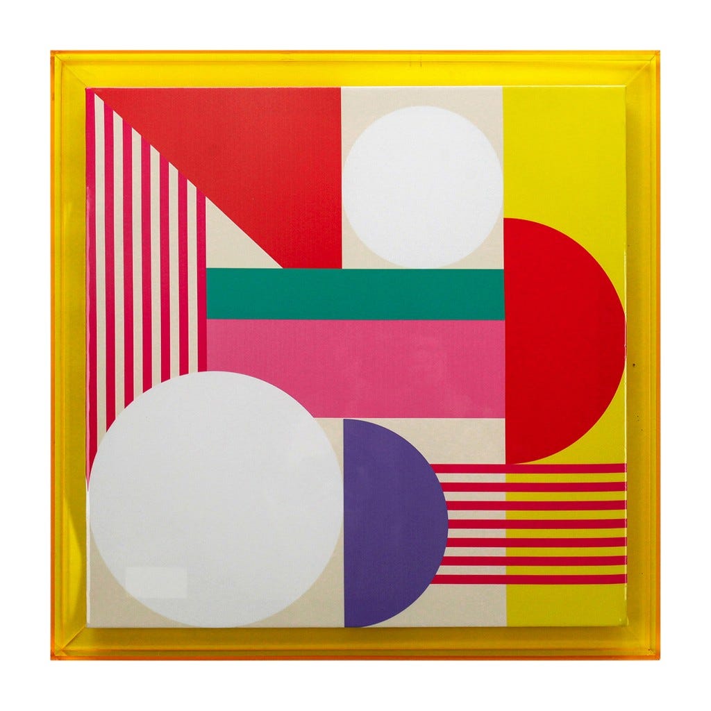 Cuadro Canvas Abstracto 60x60x3cm