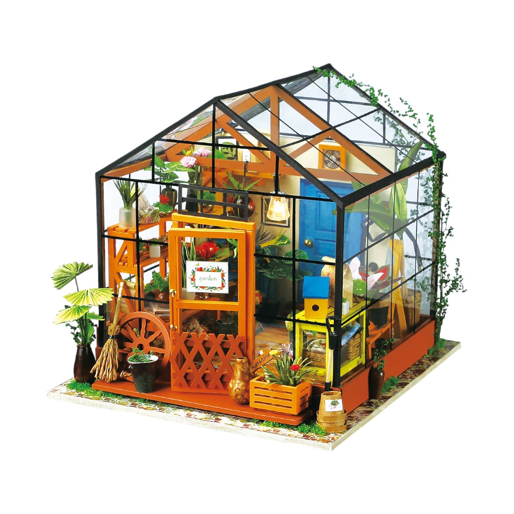 Casa De Flores De Cathy En Miniatura Robotime