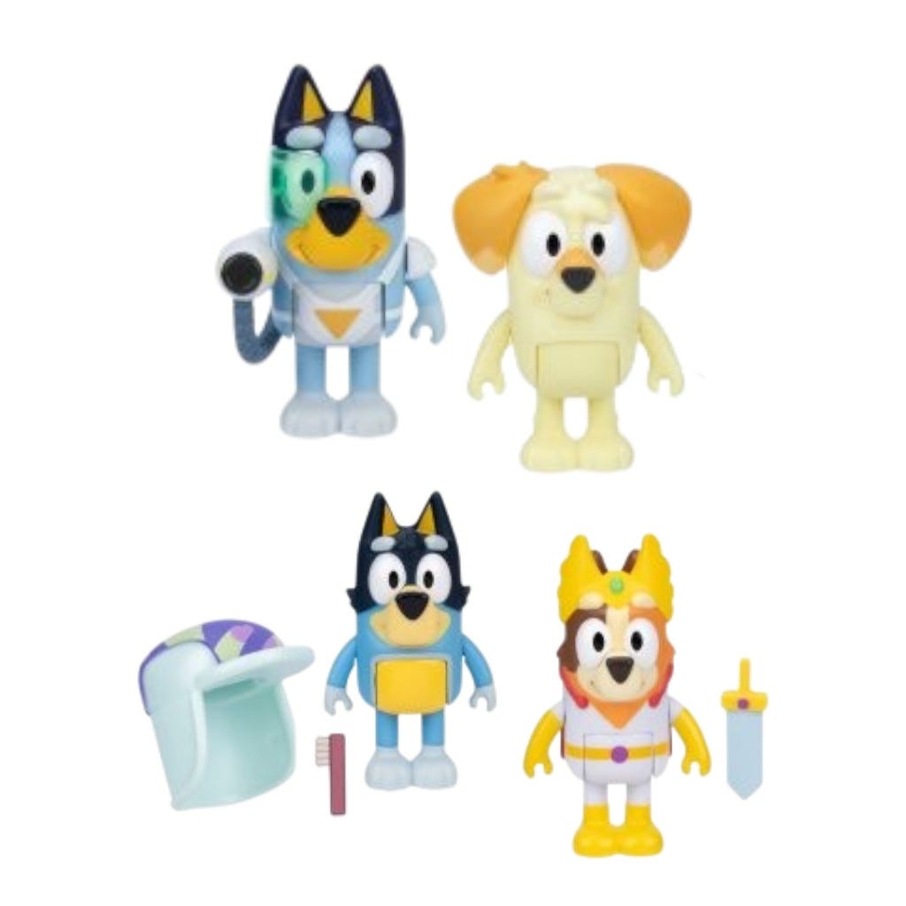 Bluey Pack De 2 Figuras Sorpresa